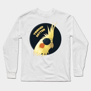 Trendsetter Kakadu with sunglasses Long Sleeve T-Shirt